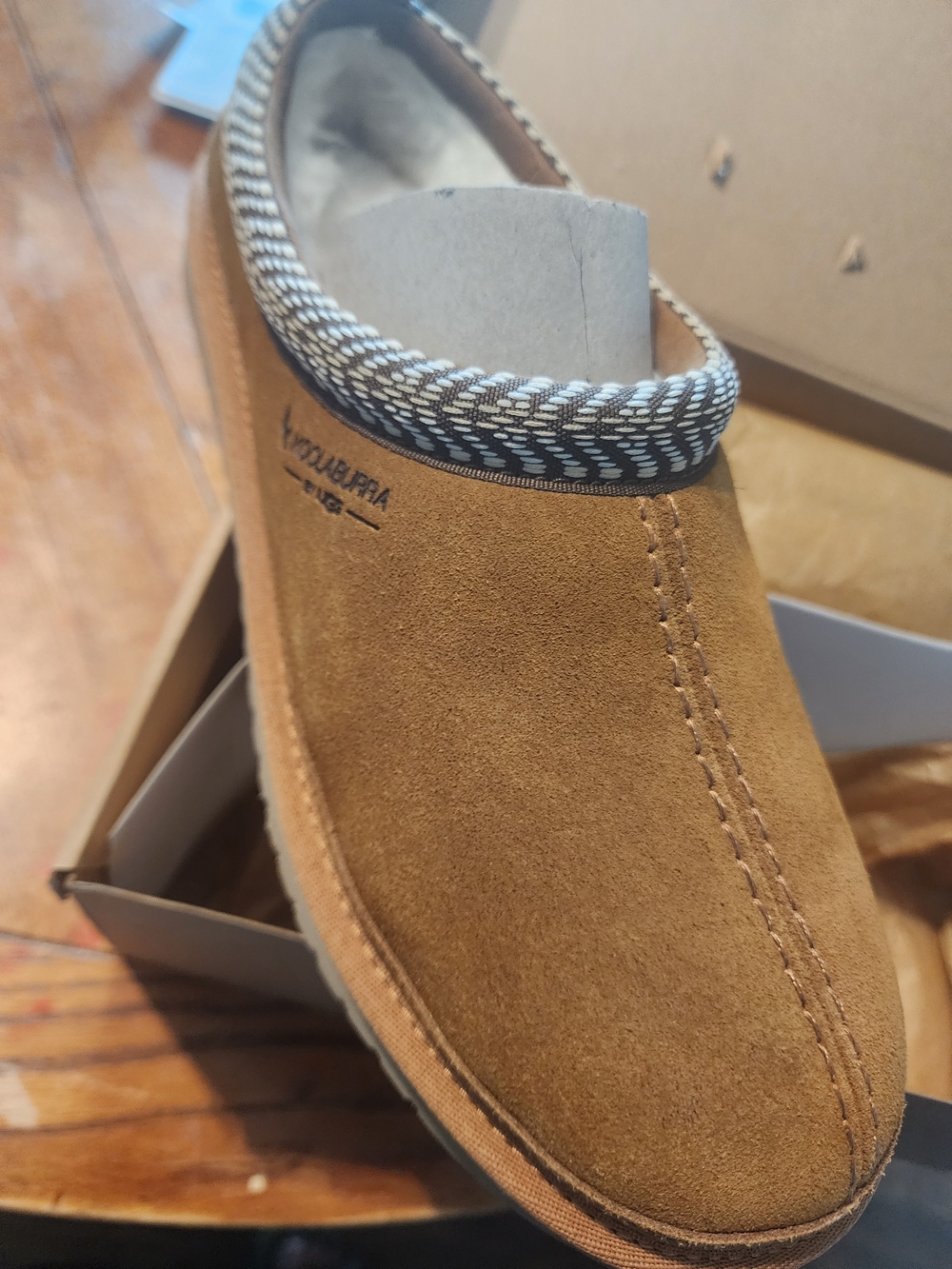 Koolaburra Women's Chestnut Suede Slip-On Loafer